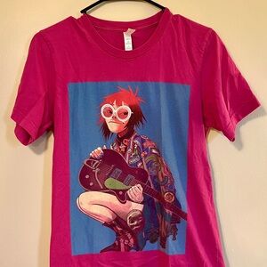 GORILLAZ Band Shirt - hot pink Graphic T-Shirt